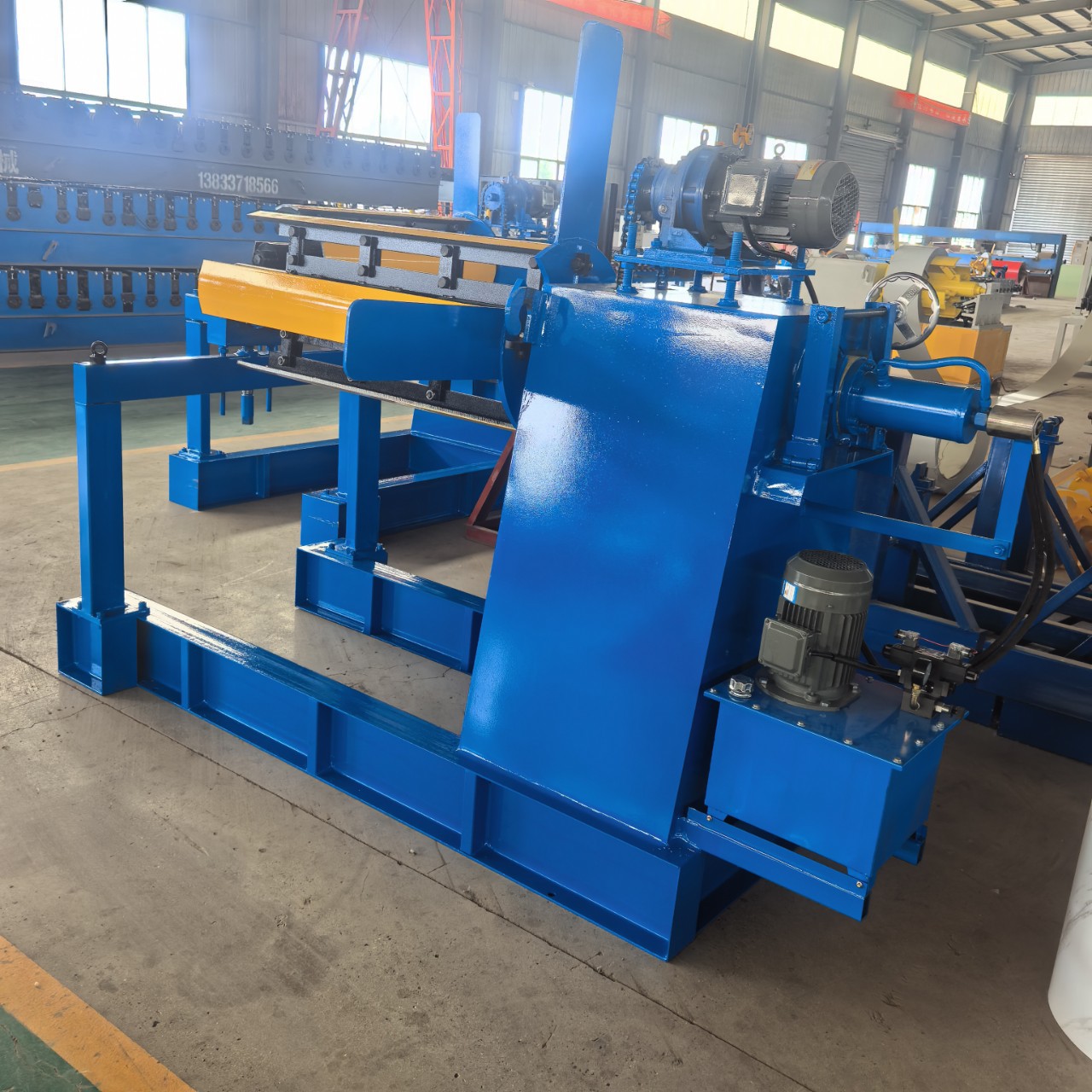 液压开卷设备 电动上料架彩钢卷收卷机开卷设备