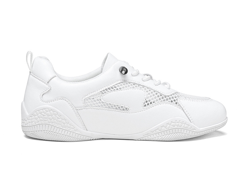 Giày sneaker nữ da thật trắng đế mỏng lưới thoáng khí mùa hè 2025 — Màu be L58109KAY, TrắngL58109KAY chi tiết 20