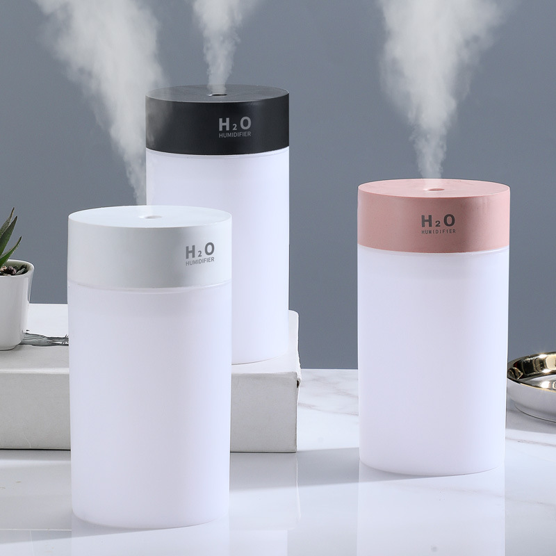 Humidificador Transfronterizo USB, Atomizador Colorido con Luz Ambiental, Mini Rociador Pequeño para Coche, Hogar, Dormitorio y Escritorio