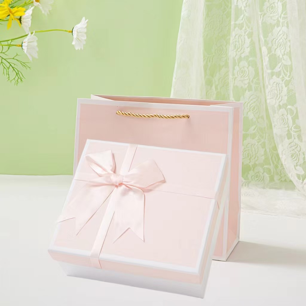 T-1117 라이트 핑크(얇은 리본), 20*20*9.5