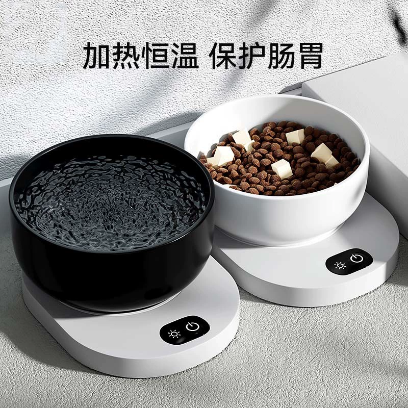 Кошачья чаша для домашних животных термостатическая чаша для кормления чаша миска для воды миска для кормления кошачья чаша керамическая поилка для воды миска для собак миска для кошек