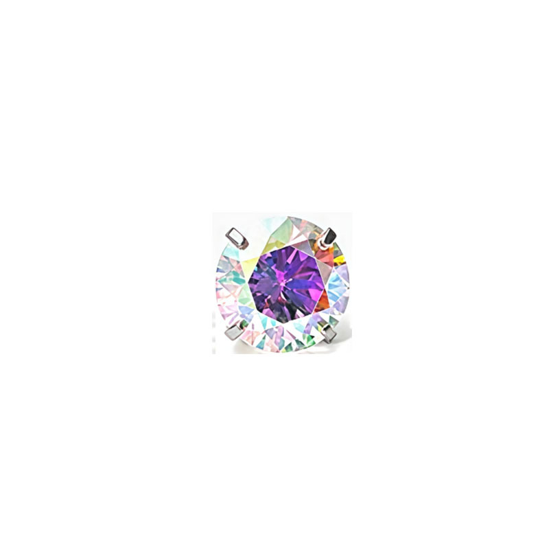 G23 Titanium Alloy 5A Zircon External Thread Claw Head Lip Ear Nose Piercing Jewelry Labret Stud detail image 14