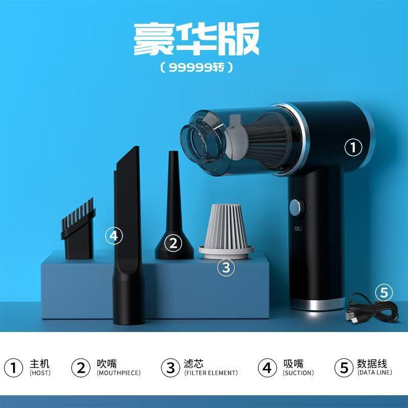 Aspirador de coche integrado portátil mejorado