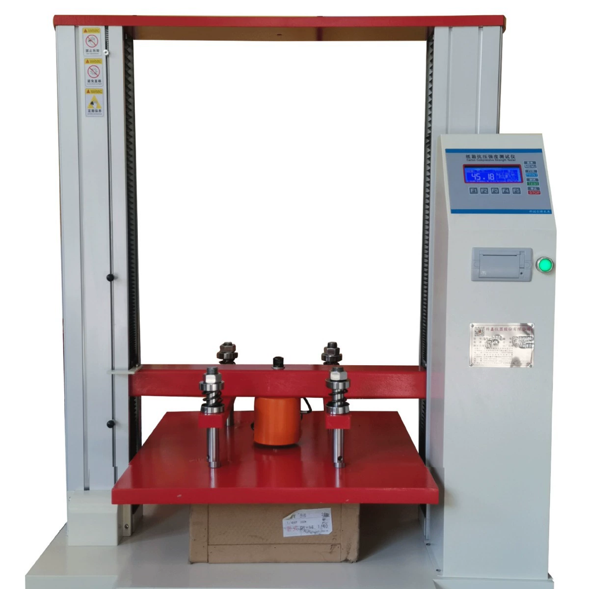 Машина испытания удельной работы разрыва коробки машины испытания обжатия коробки Ганьчжоу Ци июня машина испытания обжатия коробки