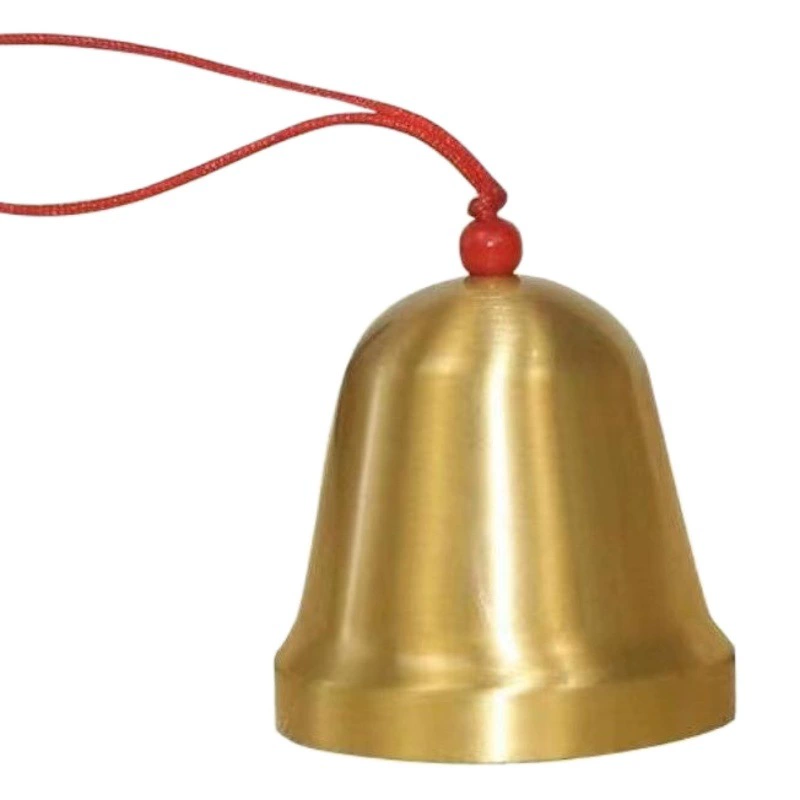 Медный колокольчик и аксессуары Колокольчик из чистой меди с колокольчиком, молот, будет кольцом из металла, маленький колокольчик, материал для поделок, Рождественский колокольчик