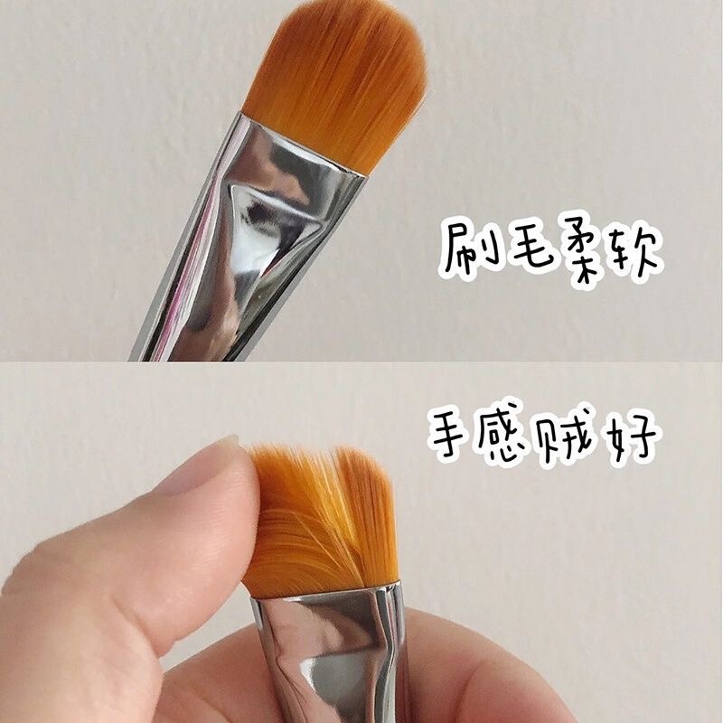 现货~化妆师爱用!982遮瑕刷扁头化妆刷遮黑眼圈泪沟细节刷子套装|undefined