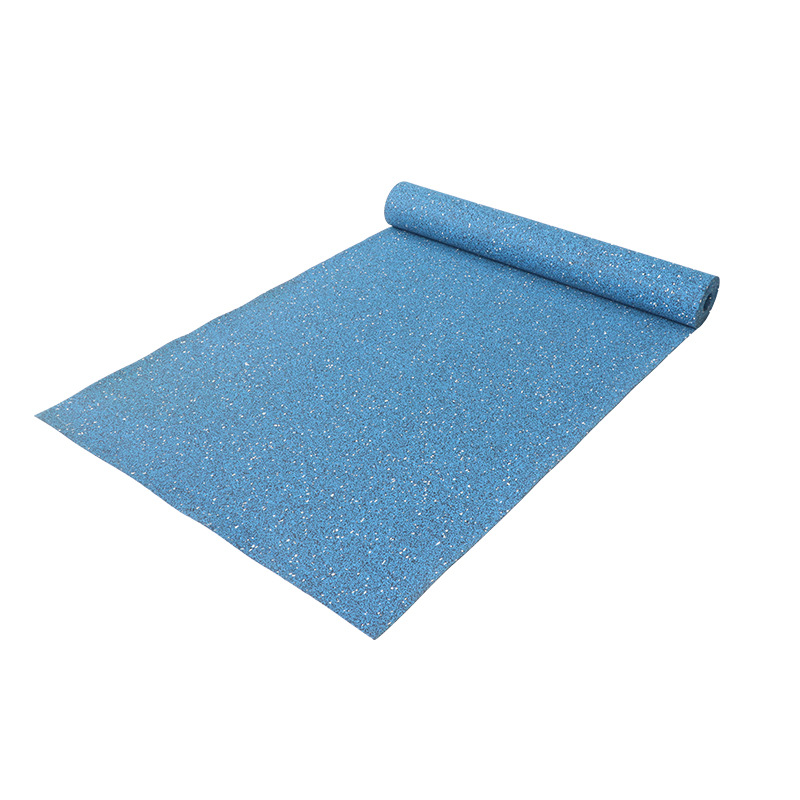 定制室内健身房隔音地胶力量区静音橡胶地垫消音地毯健身地垫厂家