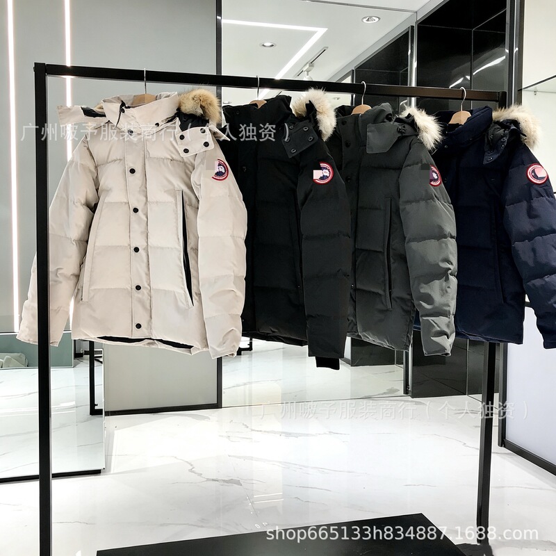 European High-End Version 29 Styles of Canadian Unisex Parka with Wolf Fur Collar Outdoor down Jacket European High-End Version 29 Styles of Canadian Unisex Parka with Wolf Fur Collar Outdoor down Jacket