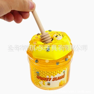 蜜蜂黄油泥水晶泥牛头胶slime kit食玩系列史莱姆套装超轻彩泥