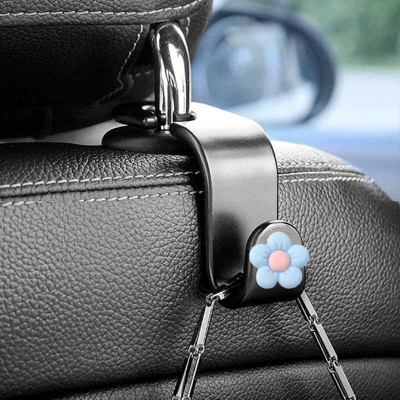 Gancho trasero del automóvil Gancho del respaldo del asiento Gancho multifuncional del automóvil del automóvil Gancho pequeño del automóvil Gancho del asiento de dibujos animados