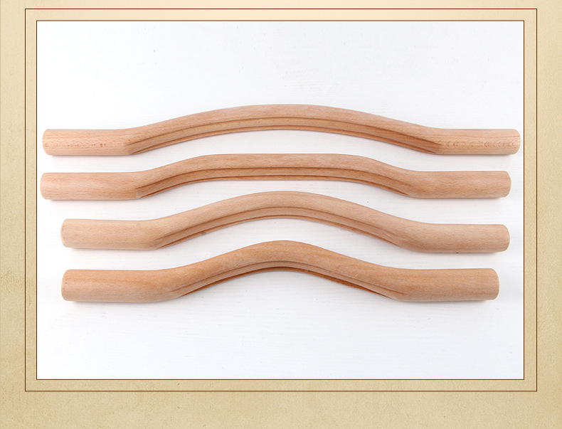 Rolling bar beech wood carbonized back scraping bar massage bar body scraping bar set household detail image