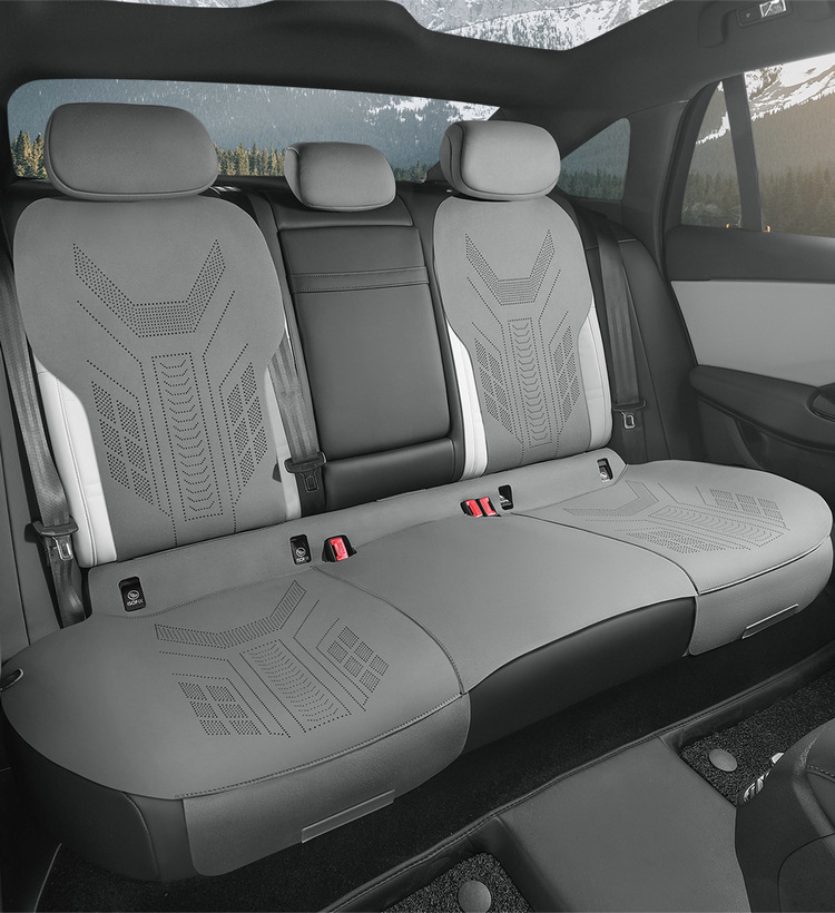 Hongqi EH7 special car seat cover suede four seasons suitable for semi-enclosed cushion breathable saddle cushion seat cover