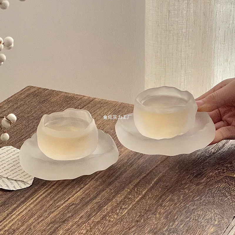 Маленькая чайная чашка, специальная домашняя чашка для питья чая, чашка для сакэ, личная чашка для кунг-фу, стеклянная матовая чашка для чая
