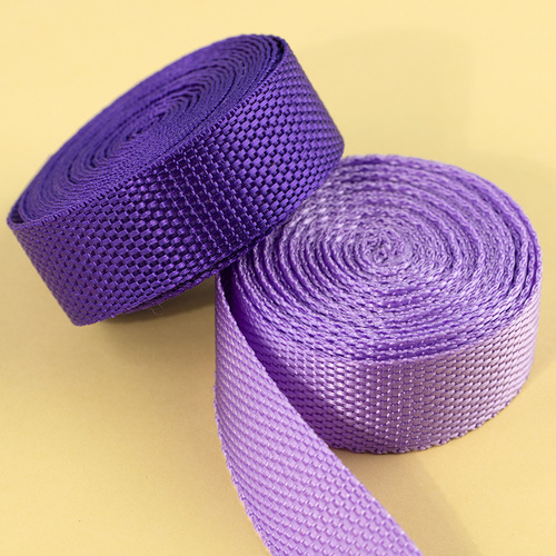 Colorful Polypropylene Ribbon, Nylon Webbing for Backpacks & School Bags, Flat Straps, Handmade Accessories, 2.5 cm PP Beaded Webbing