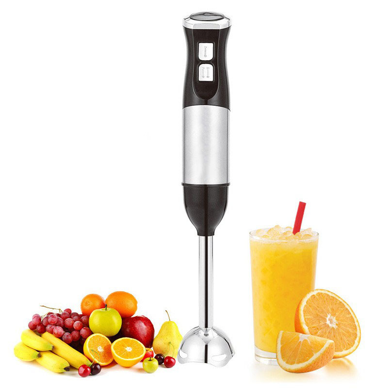 Cocina de mano multipropósito varilla de cocina de acero inoxidable 2 cuchillos mezclador de varilla de cocina multifunción máquina de alimentos suplementarios para bebés