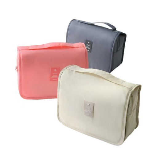 Hook toiletry bag, portable cosmetic bag, large capacity dry and wet separation toiletry bag, travel business trip storage bag