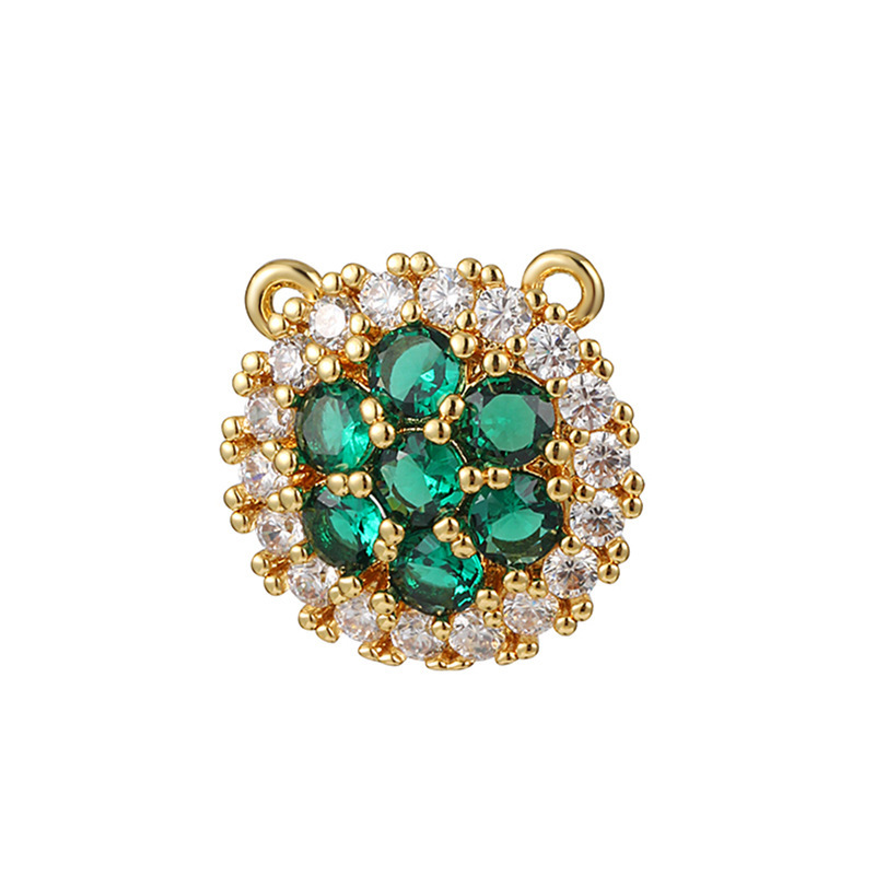 Joyas transfronterizas colgante de rubí esmeralda ligero de lujo accesorios de acero de titanio collar no decolor cadena clavícula