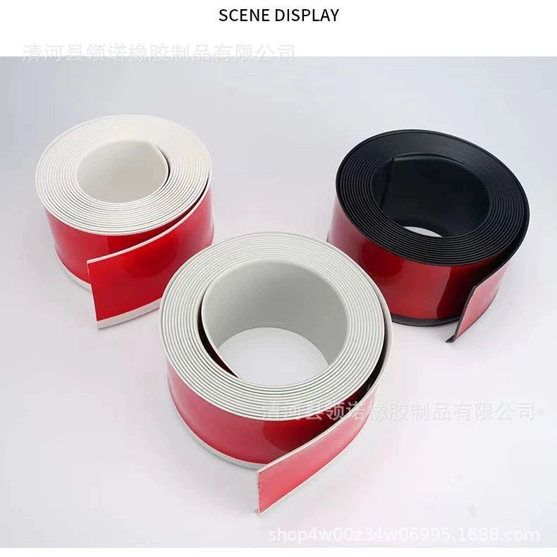 ПВХ плинтанчик самоклеящийся 10CM для обустройства дома Угловые полосы крышевания плоские пинки мягкие линии настенные линии