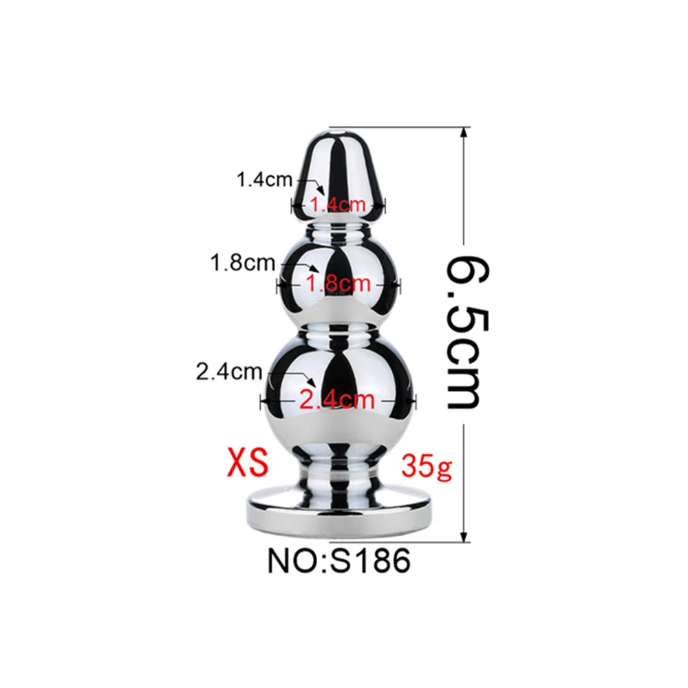 Detachable Anal Plug Heads, Silicone & Metal Options, Multiple Shapes and Sizes