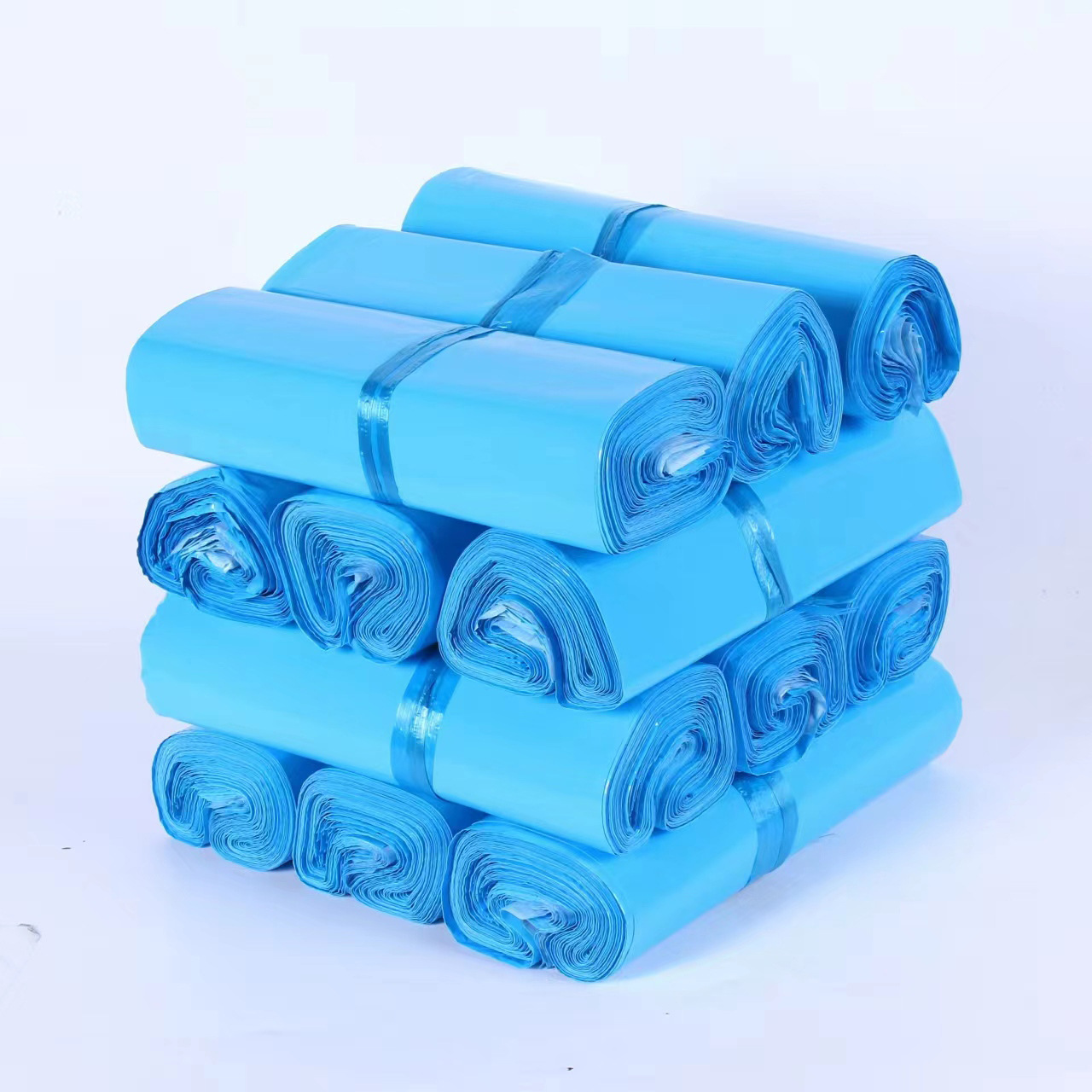 Xiaowei nuevo material blanco expreso bolsa 12 bolsa de embalaje de seda engrosada impermeable antifouling expreso bolsa de embalaje al por mayor