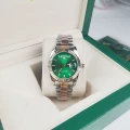 Dual Calendar - Two-Tone Rose Gold Green