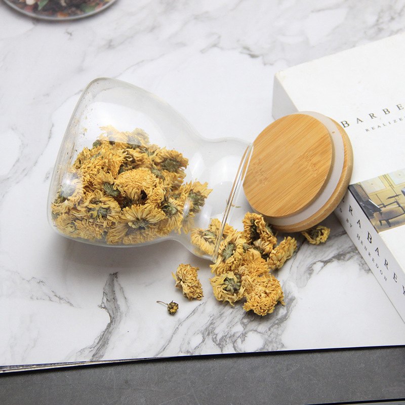 Botella de condimento de estilo japonés cocina frasco de almacenamiento de alimentos frasco cuadrado de vidrio sellado frasco de almacenamiento de granos de café doméstico con cuchara de madera