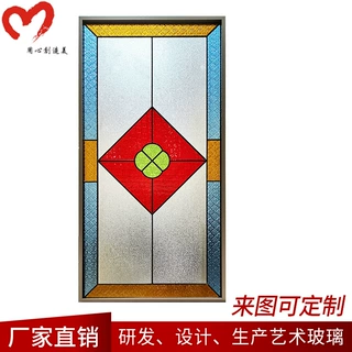 厂家直销复古玻璃窗来图定制复古屏风间断系列