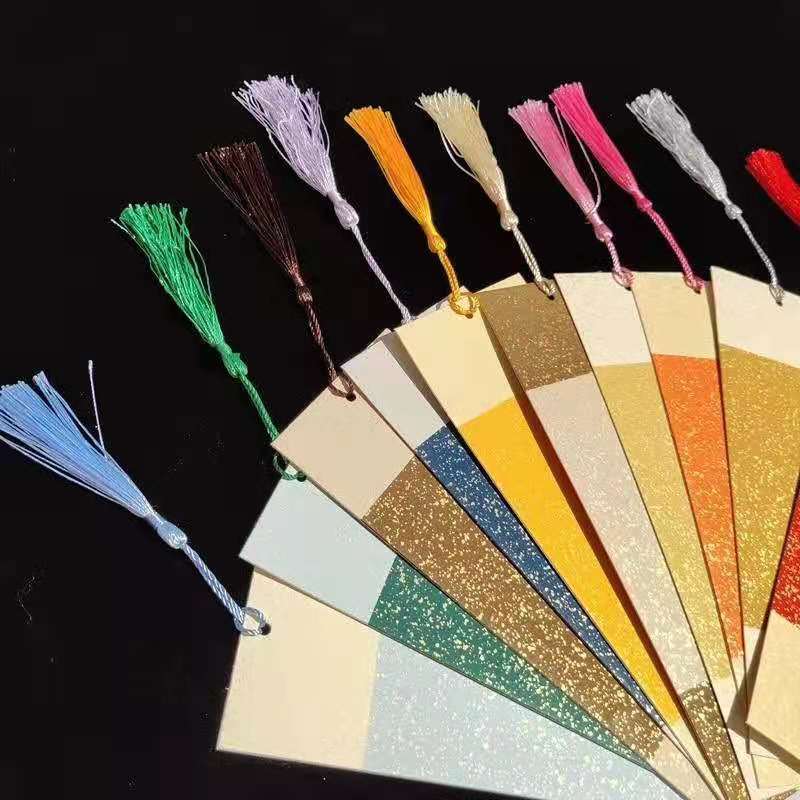 Anhui Xuan Paper Gilded Bookmark, Calligraphy Painting and Calligraphy Bookmark, Stationery Four Treasures Paper Bookmark