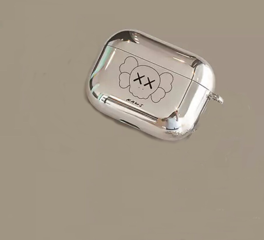 Чехол для AirPods с электрогальническим покрытием и подвеской