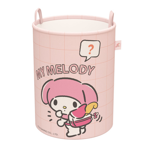 Household foldable toy storage basket, bathroom and toilet large capacity Sanrio dirty clothes hamper Melody storage bucket