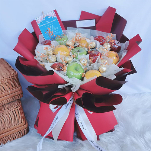 2.5cm Gift Flower Packaging with Cake Ribbon Bow, Printed English Alphabet Satin Ribbon Bouquet Silk Ribbon Wholesale