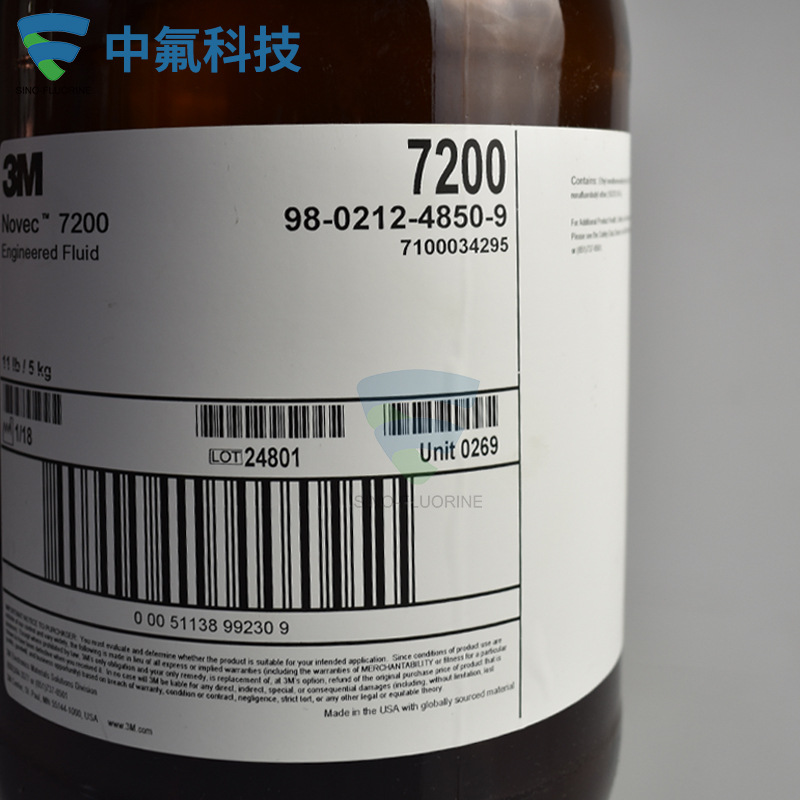 美国Novec 7200工程流体热传导服务器冷却清洗剂 电子氟化液