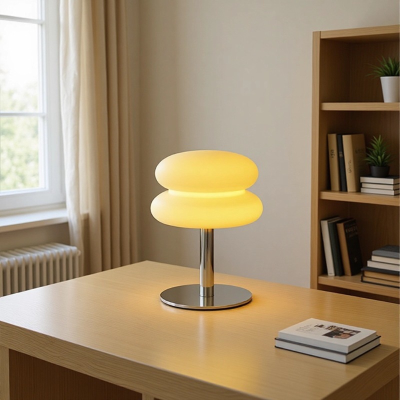 Cross-Border Hot-Selling Desktop Small Table Lamp Bedroom Decorative Table Lamp Bauhaus Post-Modern Simple Mid-Century Style Night Light
