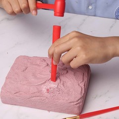 Jurassic Dinosaur Animal Fossil Model Flying Dragon Skeleton Flame Dragon Ice Dragon Assembly Archaeological Excavation Set Toy