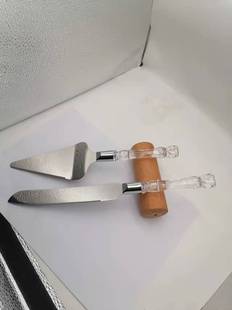 Transparent Handle Crystal Handle Cake Shovel Bread Knife Wedding Cake Knife Shovel