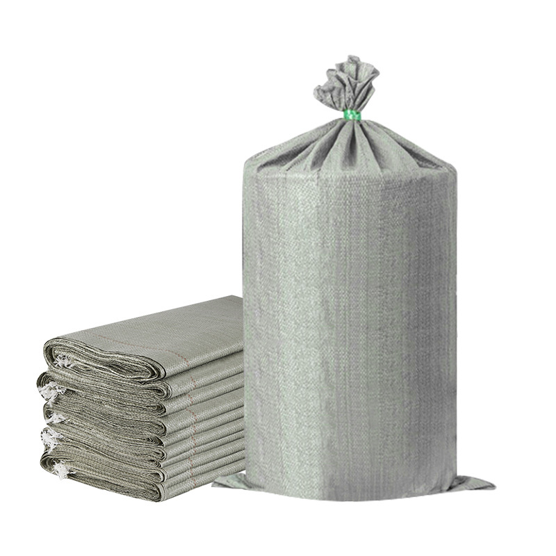 Bolsa tejida gris bolsa grande bolsa de transferencia de logística residuos de construcción bolsa tejida verde bolsa de piel de serpiente extra gruesa al por mayor