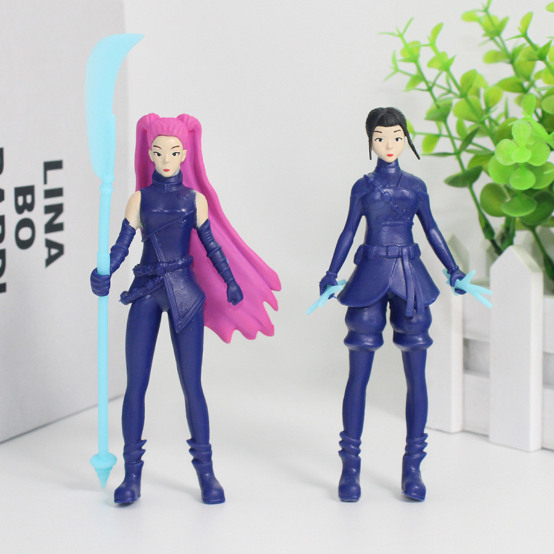 猎魔女团玩偶公仔手办 k-pop猎魔女团动漫模型玩具摆件跨境新品|undefined