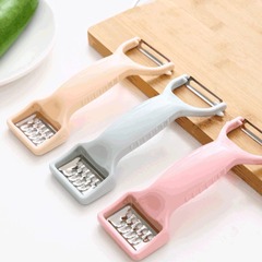Thickened Nordic color double-ended paring knife dual-purpose peeler plane grater wholesale