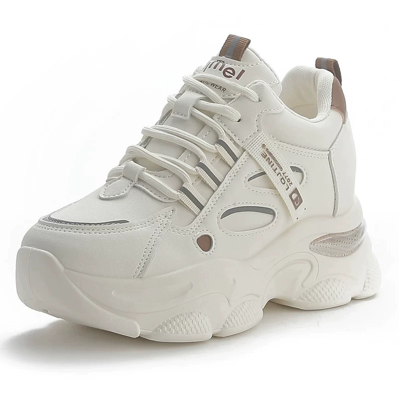Shoes for women spring and autumn ins trend versatile inner height increasing dad shoes for women 2024 spring and autumn new versatile sports shoes