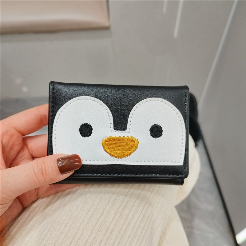 67g Weight Hidden Buckle Closure Type Small Wallets Bags Type 1 Piece Quantity Daily Occasion Pu Leather Material Animal, Cartoon Pattern All Seasons Season Women's Gender Cute Style Square Shape Women's Animal Cartoon Pu Leather Hidden Buckle Small Wallets 8
