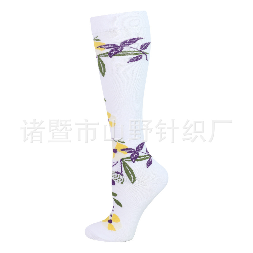 Calcetines Largos de Compresión Deportivos 200N de Nailon, Respirable y Absorción del Sudor, para Correr image 26