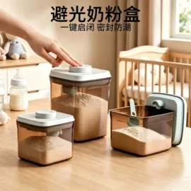 密封盒储物罐;奶粉储存盒;收纳密封罐