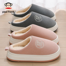 大嘴猴棉拖男厚底冬季情侣家用厚底防滑冬保暖毛绒棉拖鞋女款批发