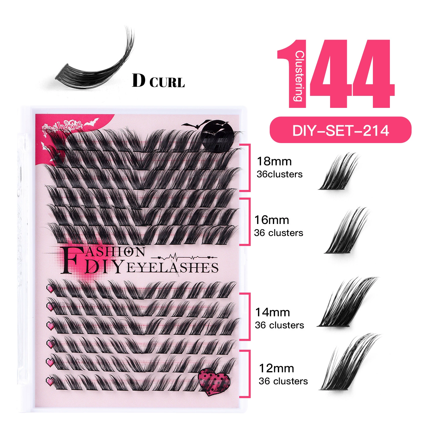 (Cross-border trading), false eyelashes, long set for eyelashes, new collection