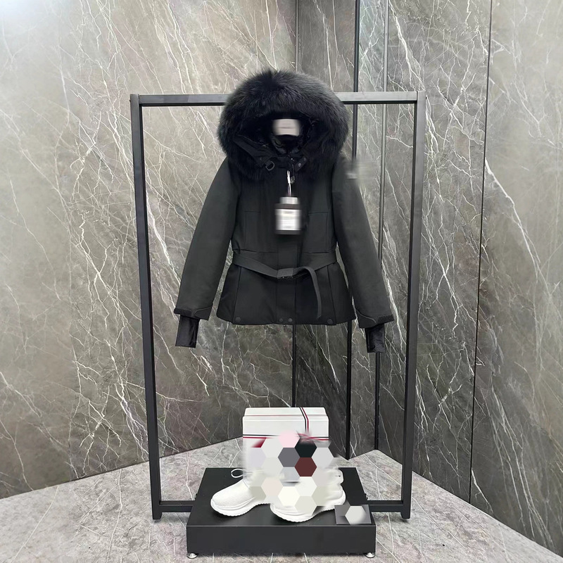 Correct Version Original Label in Stock m Brand 26 Autumn/Winter New High-End Women's Fox Fur Collar down Ski Jacket Coat