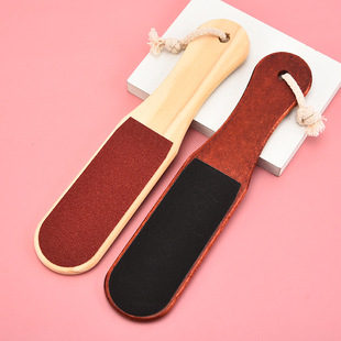 Factory supply foot grinder solid wood foot file double-sided foot rub foot grinding file foot removing calluses care tools