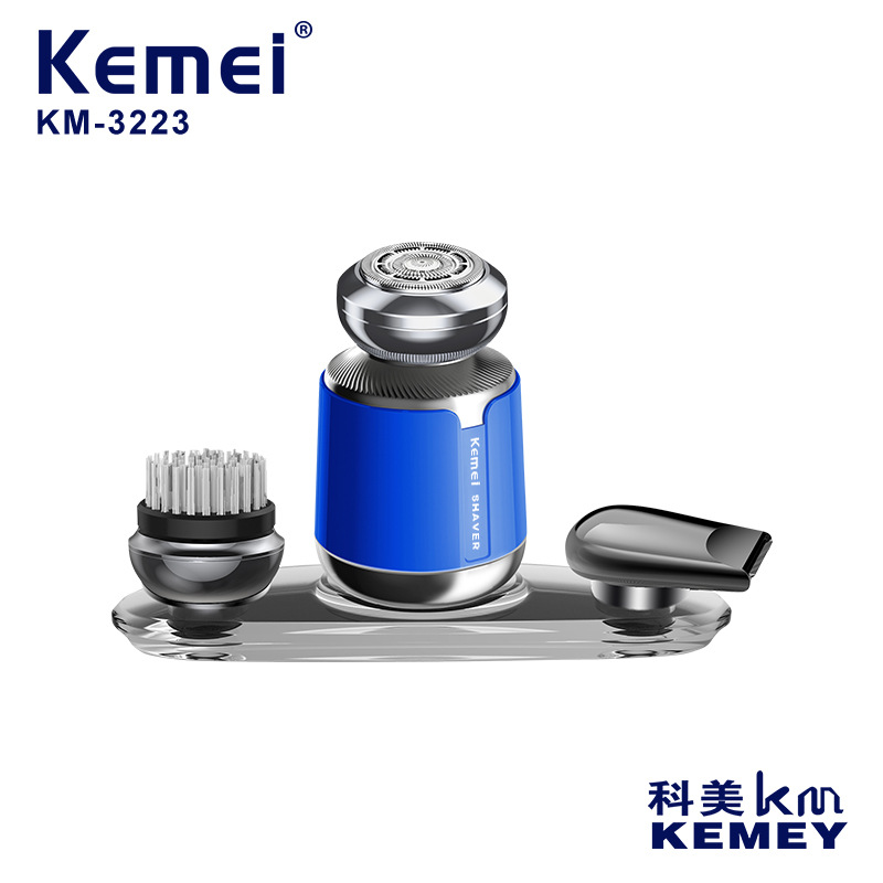 Kemei Kemei afeitadora eléctrica KM-3223 multifuncional recargable afeitadora 3 - en - 1 impermeable conjunto de cosméticos