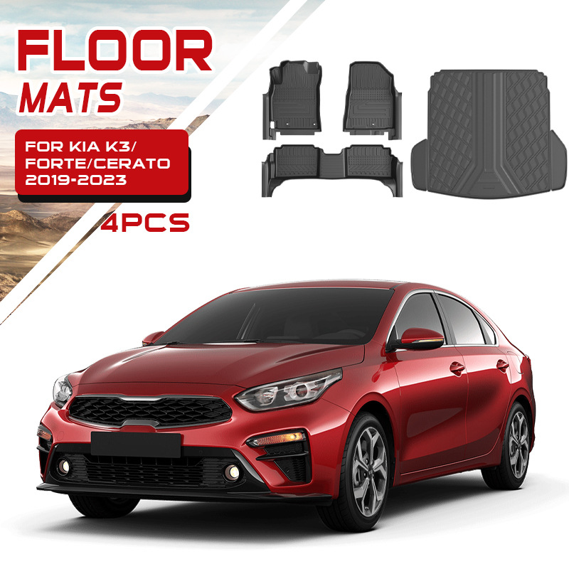 Aplicable Kia Cerato Forte Kia K3 alfombrilla de suelo para coche Tpe Floor Mat alfombrilla impermeable especial