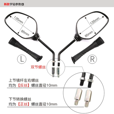 Motorcycle rearview mirror – accessories