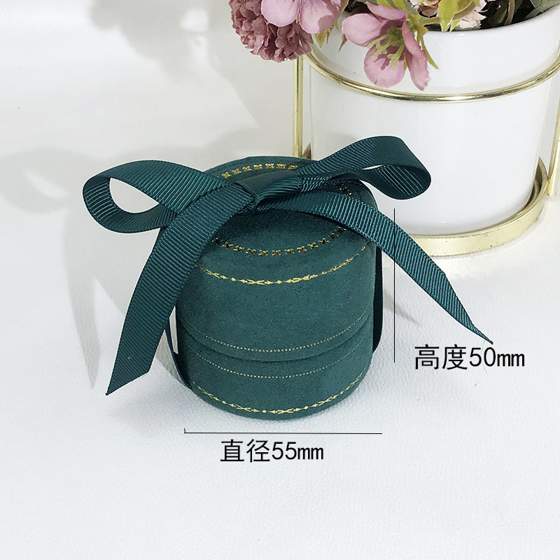 Elegant Solid Color Flannel Jewelry Boxes display picture 2